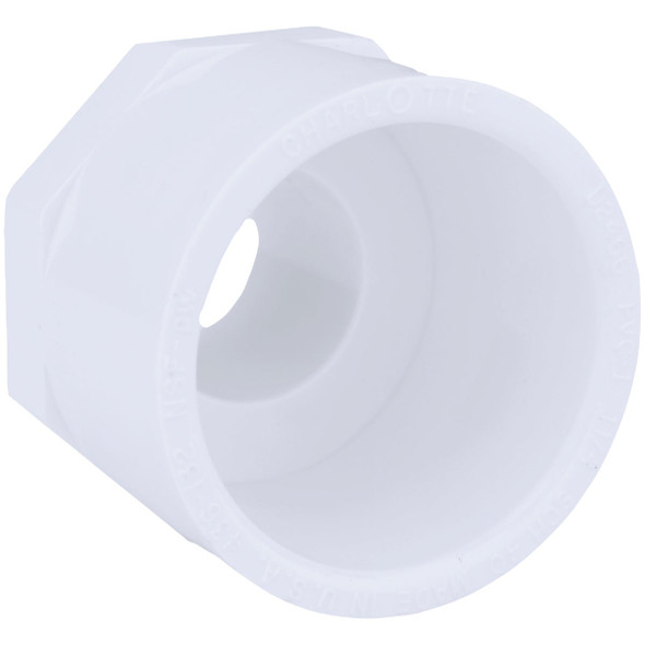 Charlotte Pipe 1 In. x 1-1/4 In. Schedule 40 Male PVC Adapter PVC 02110  0900HA