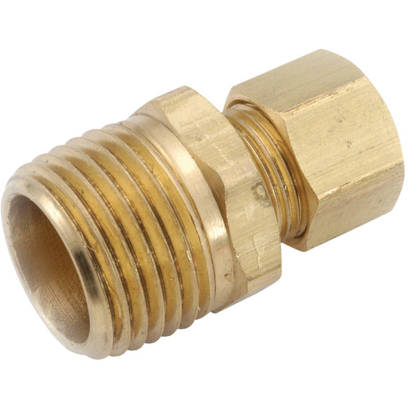Anderson Metals 1/4x1/2 Male Connector 750068-0408 Pack of 10