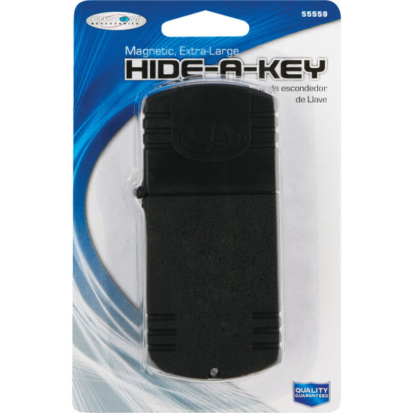 Lucky Line Black Stainless Steel Extra Large Magnetic Key Hider 55559 570826