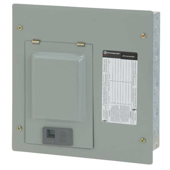 GE PowerMark Gold 125A 6-Space 12-Pole Indoor Convertible Main Lug Load Center TLMQ612FCUD 505288