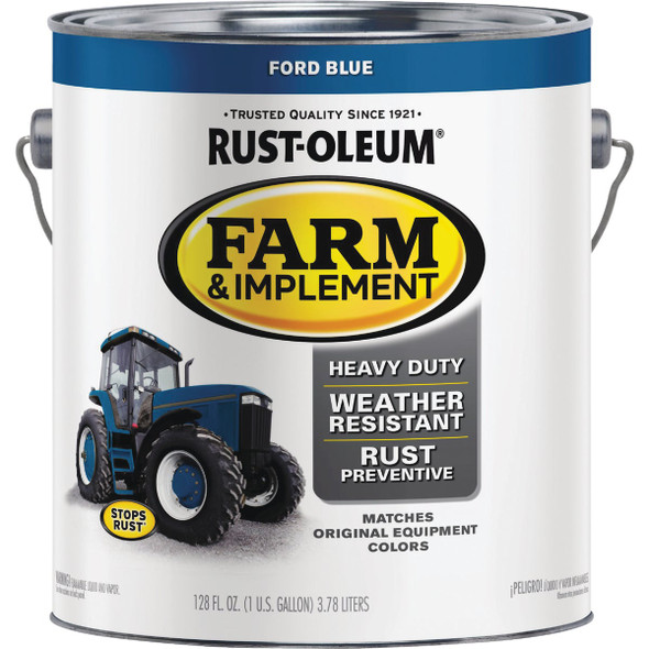 Rust-Oleum 1 Gallon Ford Blue Gloss Farm & Implement Enamel Rust-Oleum 1 Gallon Ford Blue Gloss Farm & Implement Enamel