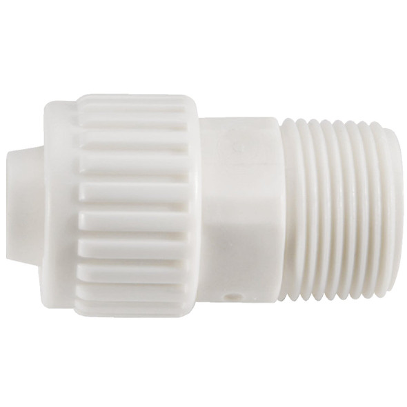Flair-It 3/8 In. x 3/8 In. Poly-Alloy Male Pipe Thread Adapter 16850