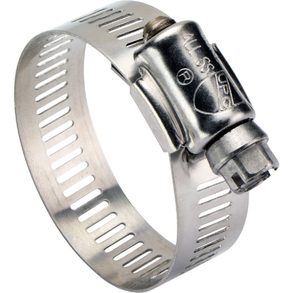 Ideal 1/2 In. to 1-1/6 In. Stainless Steel Marine-Grade Hose Clamp Pack of 10