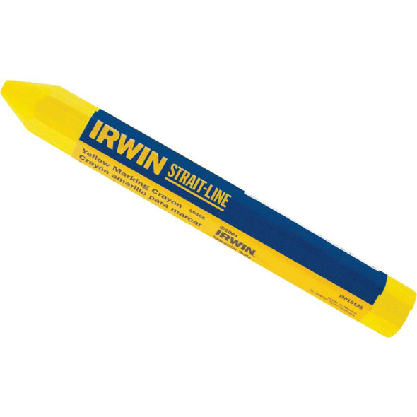 Irwin Strait-Line Yellow Lumber Crayon 66406 Pack of 12