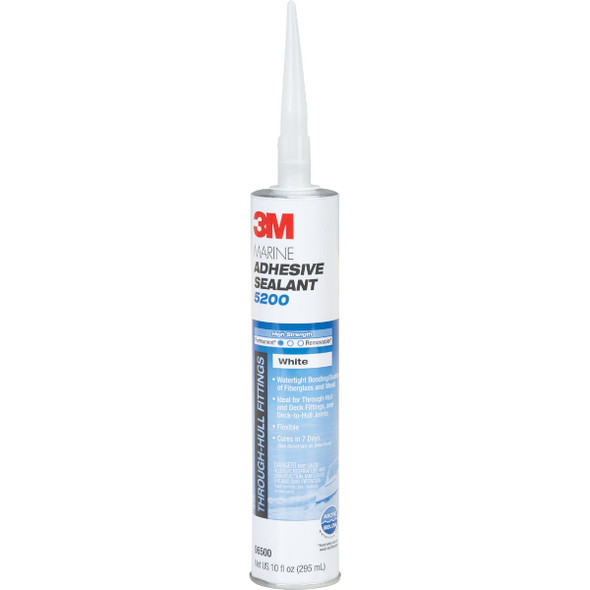 3M 10 Oz. White Marine Adhesive Sealant 5200 06500