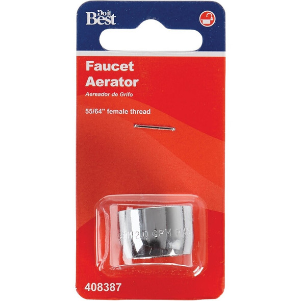 Do it 2.0 GPM Low Lead Water Saver Aerator, 55-64 In. Female W-1148LF 408387