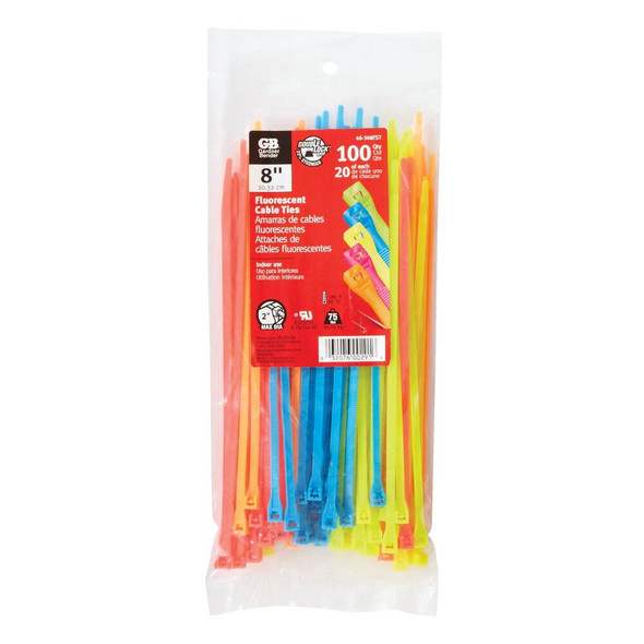 Gardner Bender 8" 100pc Cable Tie 46-308FST 501110