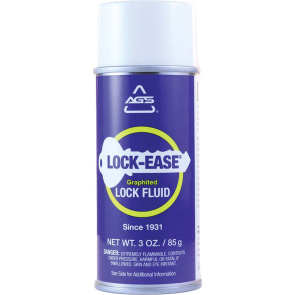 AGS Lock-Ease 3 Oz. Aerosol Spray Graphited Lock Lubricant LE-5