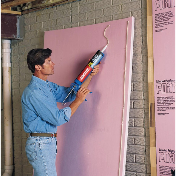 LOCTITE PL 300 10 Oz. Low VOC Foam Board Construction Adhesive 1421941 264332