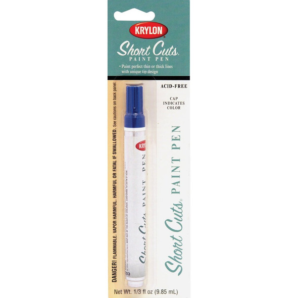 Krylon Short Cuts 1-3 Fl Oz Ocean Blue Gloss Paint Pen SCP-904 778680
