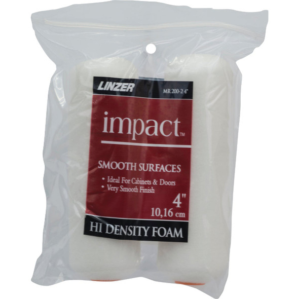 Linzer Inpact 4 In. x 3/8 In. Foam Roller Cover (2-Pack) MR 200-2 0400