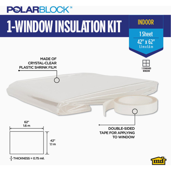 M-D Shrink&seal Window Kit 04184 272884