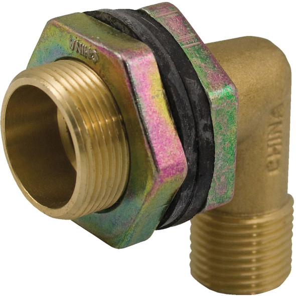 Jones Stephens Brass Shower Stall Coupling Elbow S01-050