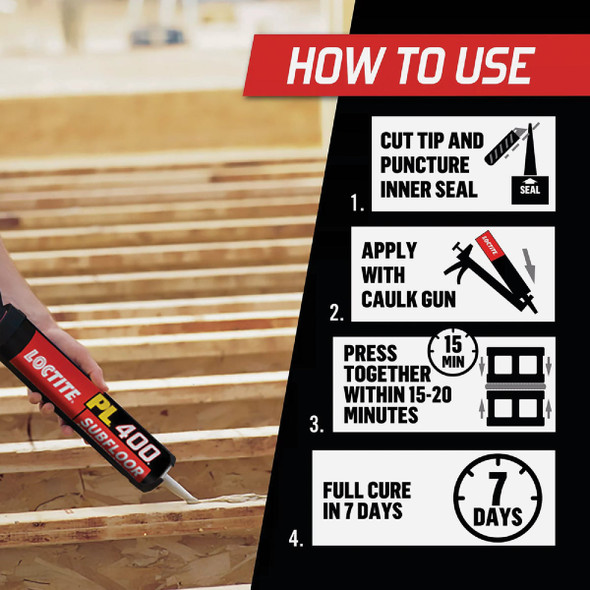LOCTITE PL 400 10 Oz. VOC Subfloor Adhesive 1652275 270644