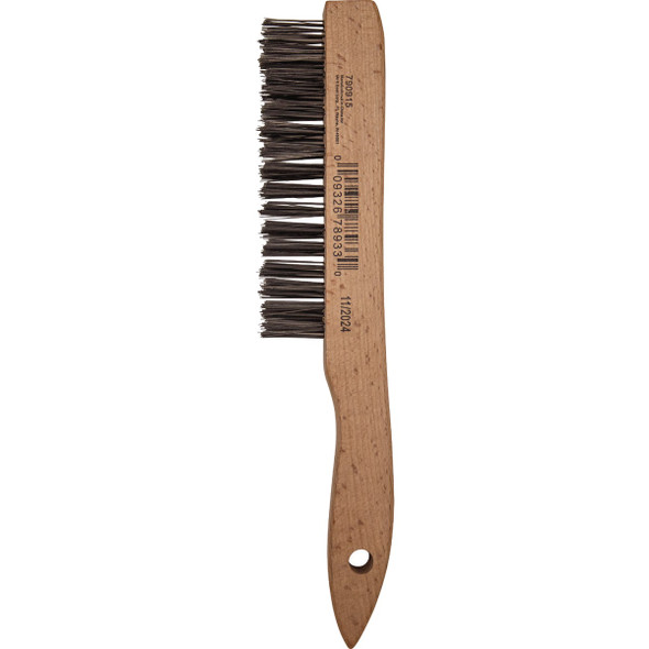 Best Look Wood Shoe Handle Wire Brush WB416-DIB