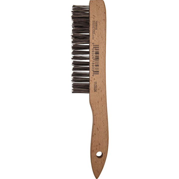 Best Look Wood Shoe Handle Wire Brush WB416-DIB