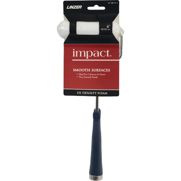 Linzer Impact 4 In. x 11 In. Mini Foam Roller Cover & Frame MT 200-11 0400