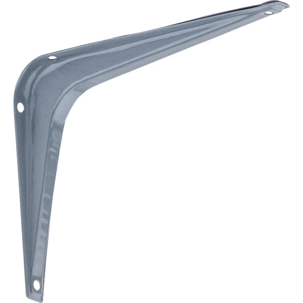 National Hardware 5 In. D. x 6 In. H. Gray Steel Shelf Bracket N171-060