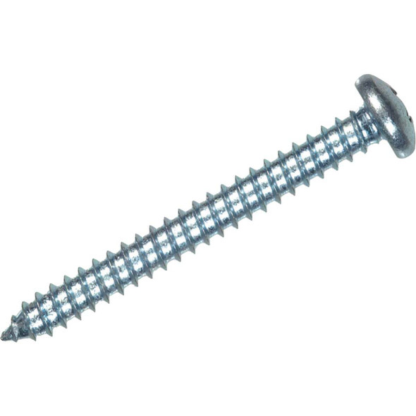 Hillman #10 x 1/2 In. Phillips Pan Head Zinc Sheet Metal Screw (12-Count) 5469