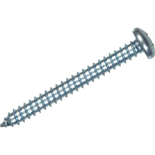 Hillman #6 x 1 In. Phillips Pan Head Zinc Sheet Metal Screw (15-Count) 5424