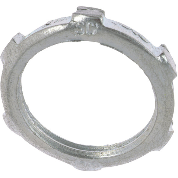 Halex 1-1/2 In. Rigid & IMC Steel Reversible Conduit Locknut (2-Pack) 96195