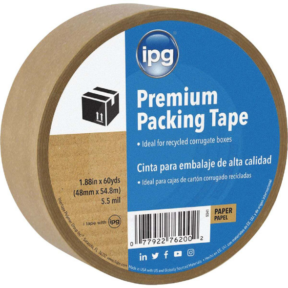 IPG 1.88 In. X 60 Yd. Kraft Sealing Tape 9341