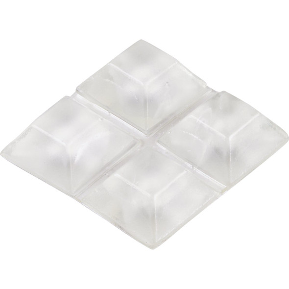 Do it 1/2 In. Square Opaque Furniture Bumpers (9-Count) 227285