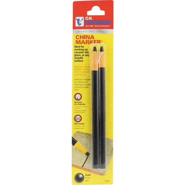 C.H. Hanson Black China Marker (2-Pack) 10260