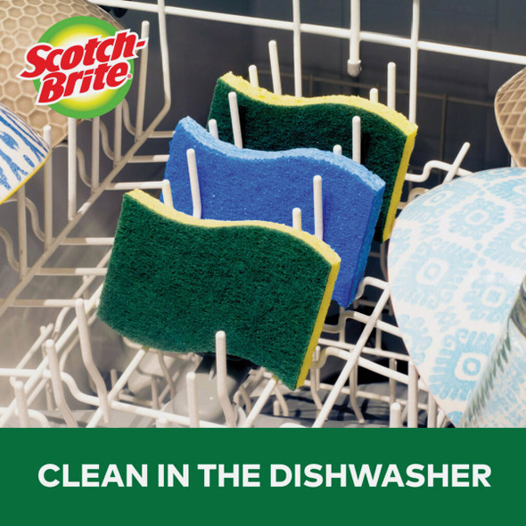 Scotch-Brite Heavy Duty Scrub Sponge, 4.5 In. x 2.7 In. x .6 In. Scotch-Brite Heavy Duty Scrub Sponge, 4.5 In. x 2.7 In. x .6 In.