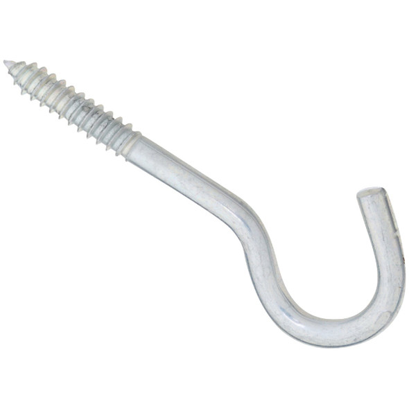 National Hardware 5/16 In. x 4-1/2 In. Steel Screw Hook N220-871 Pack of 10