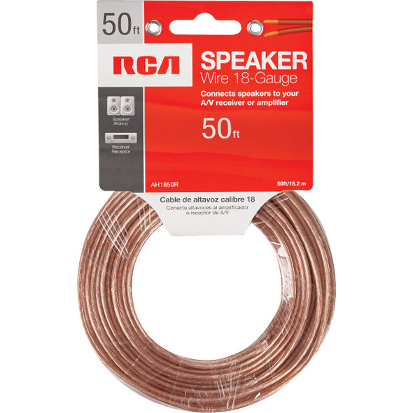 RCA 50 Ft. 18-2 Stranded Speaker Wire AH1850R1 561207