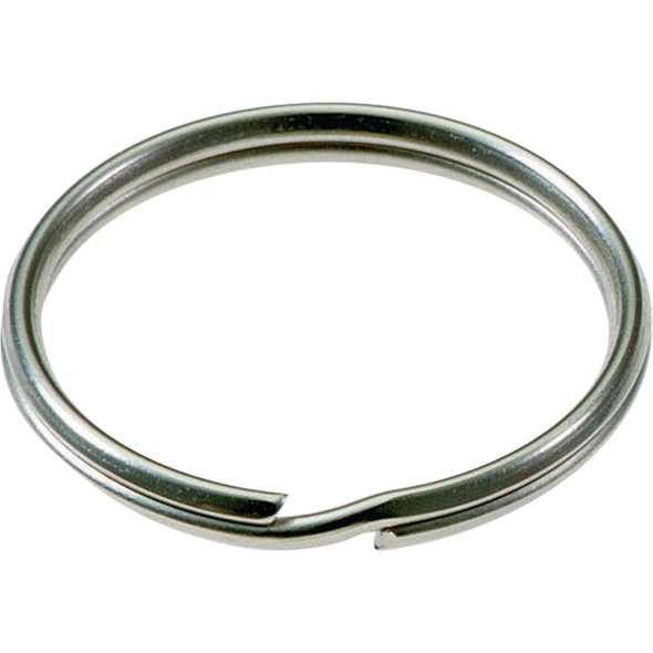Lucky Line Tempered Steel Nickel-Plated 1/2 In. Key Ring (100-Pack) 76000