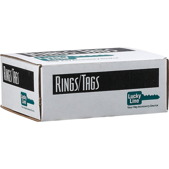 Lucky Line Tempered Steel Nickel-Plated 1-3-8 In. Key Ring (100-Pack) 76700 574845