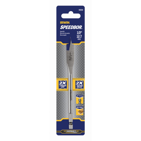 Irwin Speedbor 1-2 In. x 6 In. Spade Bit 88808 324167