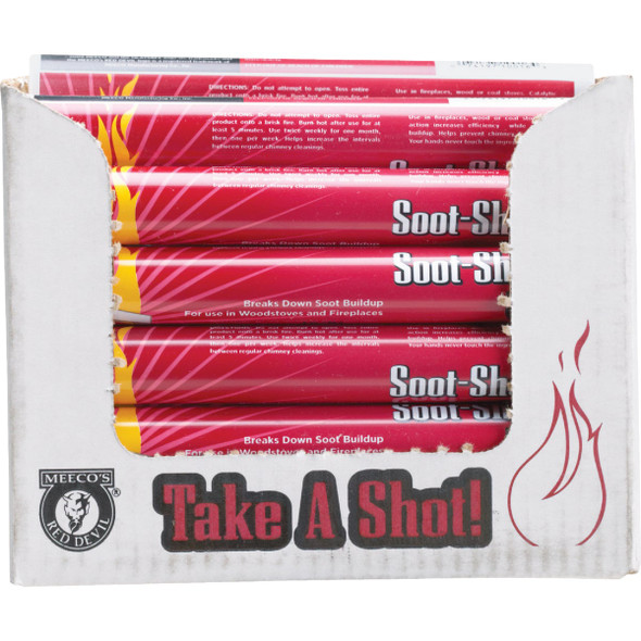 Meeco's Red Devil 3 Oz. Stick Soot-Shot Soot Remover Meeco's Red Devil 3 Oz. Stick Soot-Shot Soot Remover