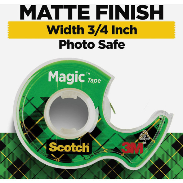 Scotch Magic Tape, 3-4 In. x 300 In. (3-Pack) 3105 970033