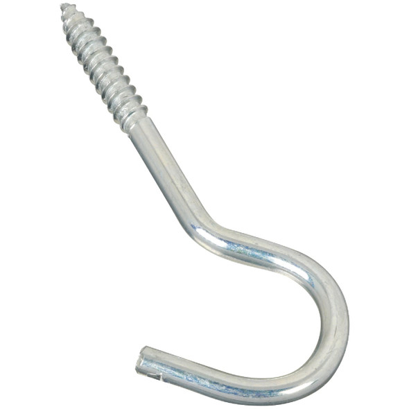 National Hardware 1/4 In. x 4-1/4 In. Steel Screw Hook N220-863 Pack of 10
