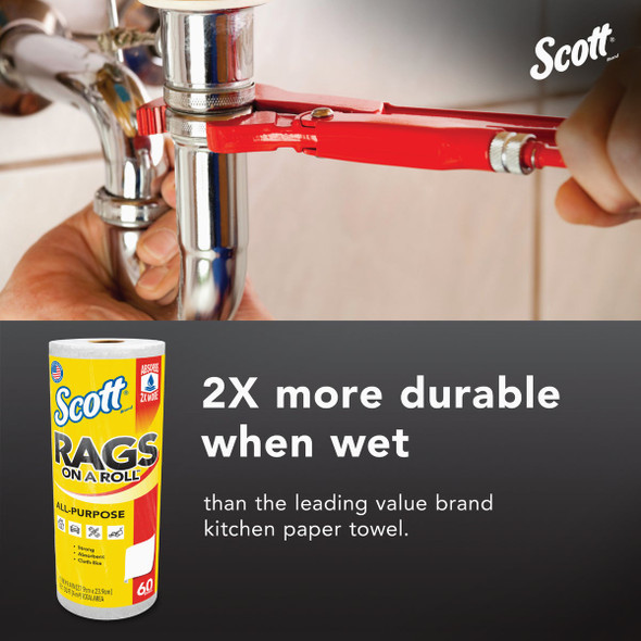 Scott White Rags On A Roll (60-Count) 54992 784269