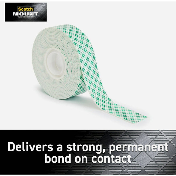 Scotch-Mount 1 In. x 125 In. Indoor Double-Sided Mounting Tape 314H-MED 238562
