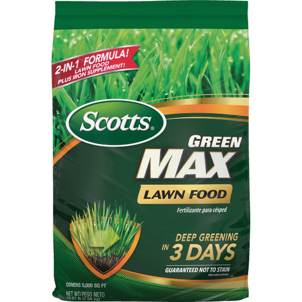 Scotts Green Max 16.9 Lb. 5000 Sq. Ft. Lawn Food  44615A