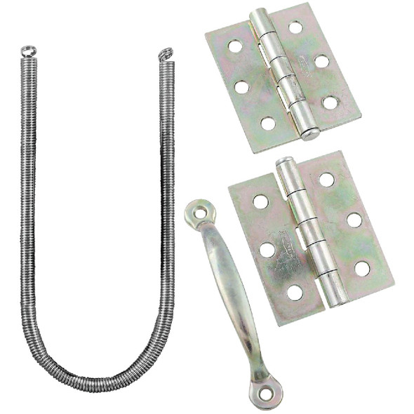 National Hardware Zinc 2-Hinge Screen Door Kit N107-425