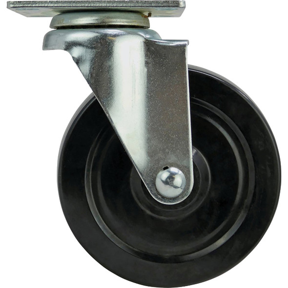 Shepherd Hardware 5 In. General-Duty Soft Rubber Swivel Plate Caster 9787 Shepherd Hardware 5 In. General-Duty Soft Rubber Swivel Plate Caster 9787