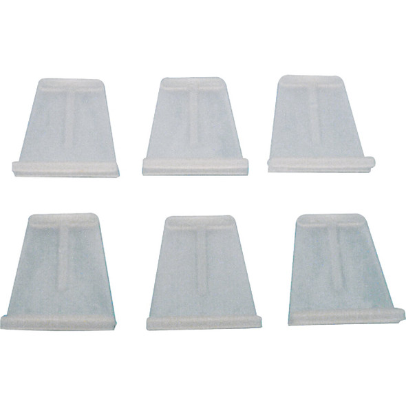 Prime-Line White Spline Channel Pull Tab (6-Pack) PL7756 263100