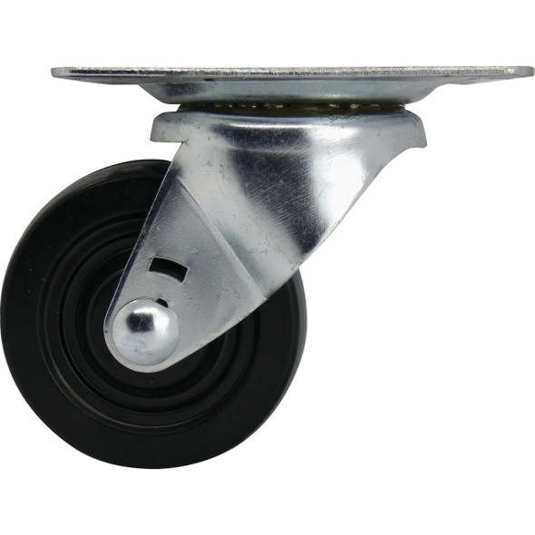 Shepherd Hardware 3 In. General-Duty Soft Rubber Swivel Plate Caster 9479