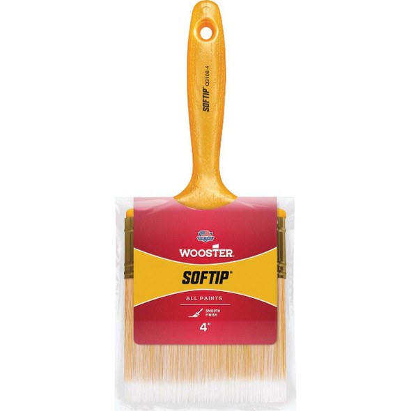 Wooster Softip 4 In. Flat Wall Paint Brush Q3108-4