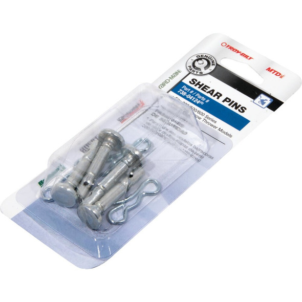 Arnold MTD 2-Stage Snow Blower Shear Pin (4-Piece) OEM-738-04124 725873
