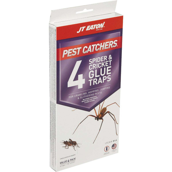 JT Eaton Pest Catchers Indoor Glue Cricket & Spider Trap (4-Pack) 844