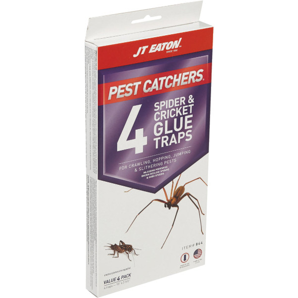 JT Eaton Pest Catchers Indoor Glue Cricket & Spider Trap (4-Pack) 844