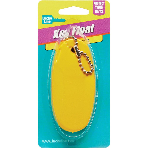 Lucky Line Twisty Foam Yellow Key Chain 92801 572497
