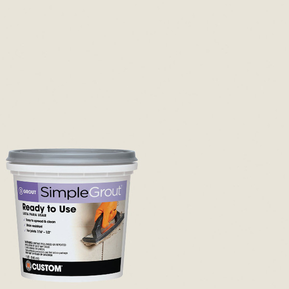 Custom Building Products Qt Br Wht Premix Grout PMG381QT